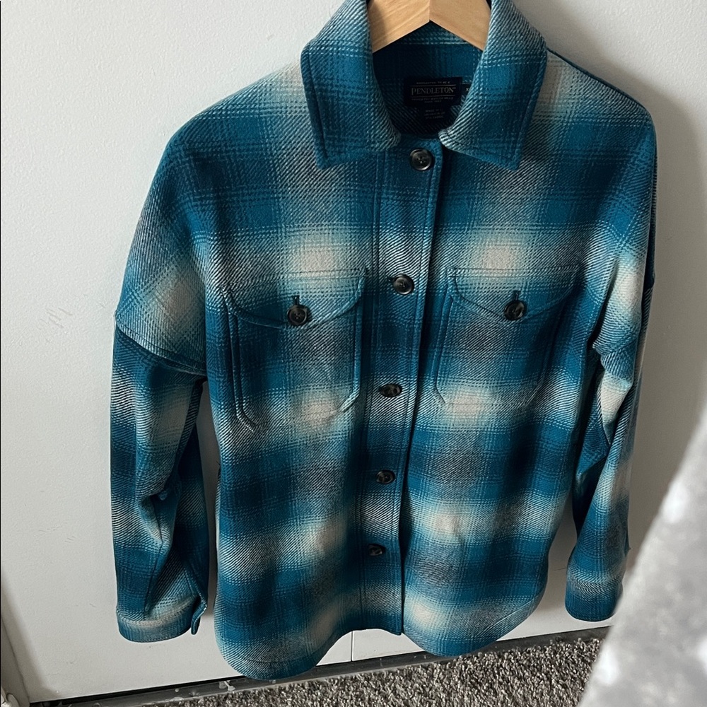 Pendleton Blue Plaid Women's Jacket